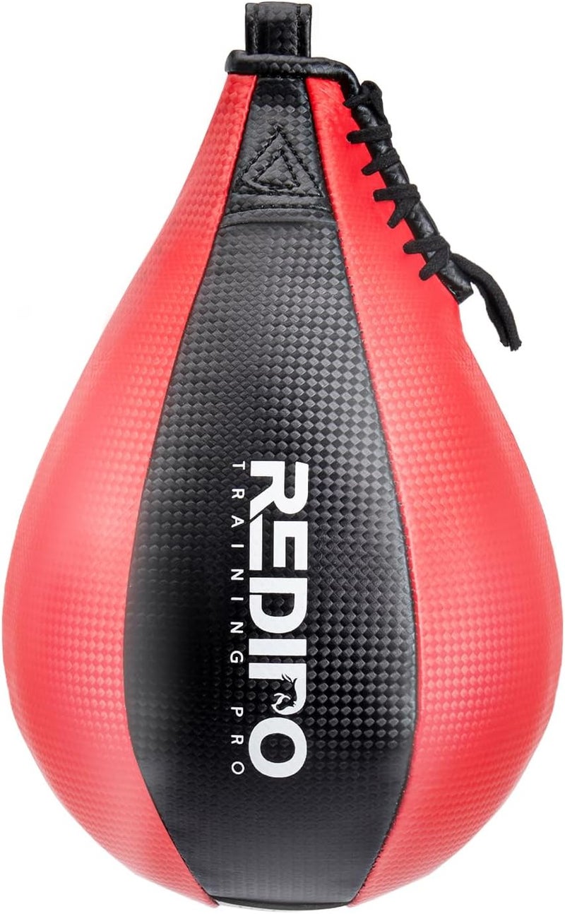 Redipo Boxing Speed Bag - PU Leather Speed Punching Ball for Boxing, MMA Training Speed Ball Reflex Ball Boxing Equipment, Punching Bag Workout Kicking Training Home Gym Exercise Speed Ball - Image 1